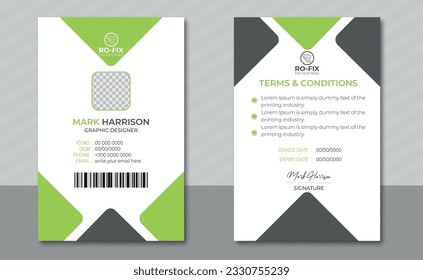 Modern and creative company employee id design bundle | office staff identity card template design ID Card Template | Office Id card | Employee card for your company Office ID Template	
