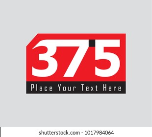 MODERN CREATIVE COMPANY LOGO ICON 375 NUMBERS