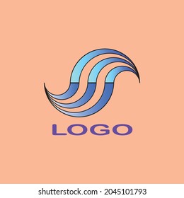 Modern, creative company logo vector design