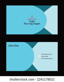 Modern creative corporate business card