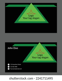 Modern creative corporate business card