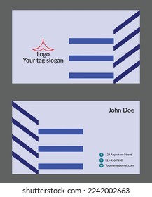 Modern creative corporate business card