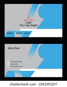 Modern creative corporate business card