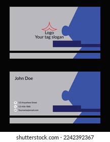 Modern creative corporate business card