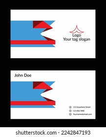 Modern creative corporate business card