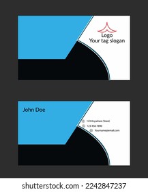 Modern creative corporate business card