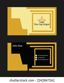 Modern creative corporate business card