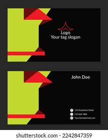 Modern creative corporate business card