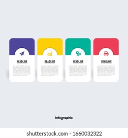 Modern Creative Corporate Business Infographic Vector Design Template 