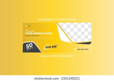 MODERN CREATIVE CORPORATE DECORATE HOME SALE FACEBOOK COVER DESIGN