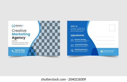 Modern Creative Corporate Post Card Template