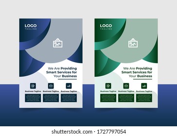 Modern Creative Corporate Professional business flyer design template