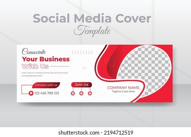 Moderna y creativa Empresa profesional única de medios sociales plantilla de portada de la página Estrategia de negocio banner, cabecera, negocio
