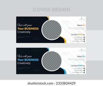 Diseño de portada moderno y creativo.