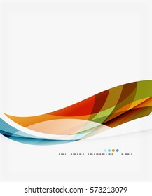 Modern creative curve background with copy space. Vector template background for workflow layout, diagram, number options or web design