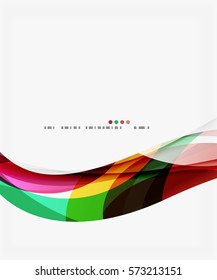 Modern creative curve background with copy space. Vector template background for workflow layout, diagram, number options or web design
