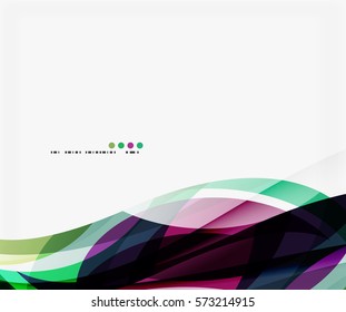 Fondo de curva creativo moderno con espacio de copia. Fondo de plantilla de vector para diseño de flujo de trabajo, diagrama, opciones de número o diseño web