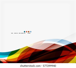 Modern creative curve background with copy space. Vector template background for workflow layout, diagram, number options or web design