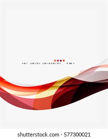 Fundo de curva criativa moderna com espaço de cópia. Plano de fundo de modelo de vetor para layout de fluxo de trabalho, diagrama, opções de número ou design da Web