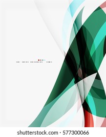 Modern creative curve background with copy space. Vector template background for workflow layout, diagram, number options or web design