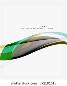 Fondo de curva creativo moderno con espacio de copia. Fondo de plantilla de vector para diseño de flujo de trabajo, diagrama, opciones de número o diseño web