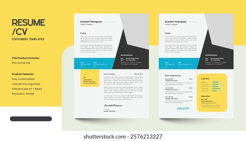 Modern Creative CV Resume Design Template