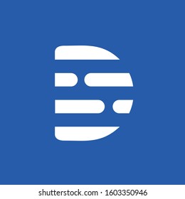 Modern creative D logo emblem