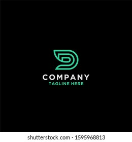 Modern creative DD, DP logo initial vector logo template.