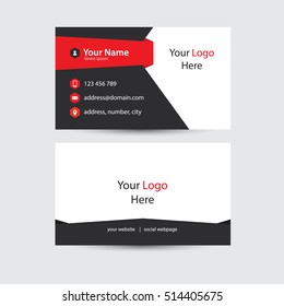 Modern And Creative Design Of Business Card. Clean Business Card Template. Vector Illustration