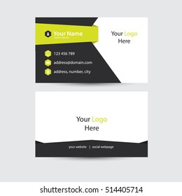 Modern And Creative Design Of Business Card. Clean Business Card Template. Vector Illustration