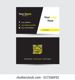 Modern And Creative Design Of Business Card. Clean Business Card Template. Vector Illustration