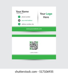 Modern And Creative Design Of Business Card. Clean Business Card Template. Vector Illustration