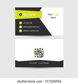 Modern And Creative Design Of Business Card. Clean Business Card Template. Vector Illustration