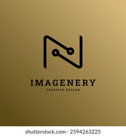 Modern Creative Design Logo with Letter "N"

A sleek and modern creative design logo featuring a bold letter "N" with a geometric and minimalistic style. The black logo contrasts beautifully against a