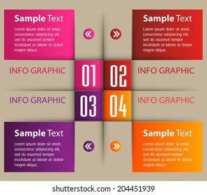 modern creative design template for website, graphic, icon, number. 