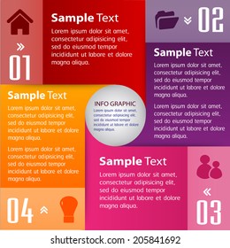 modern creative design template for website, graphic, icon, number, info graphic. 