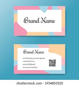 Modern Creative Design Vector Clean Business Card Template