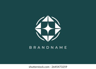 Plantilla de Vector de diseño de logotipo de dirección moderna y creativa. Icono de dirección.