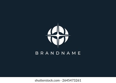 Plantilla de Vector de diseño de logotipo de dirección moderna y creativa. Icono de dirección.