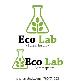 diseño moderno de logotipos de laboratorio creativo