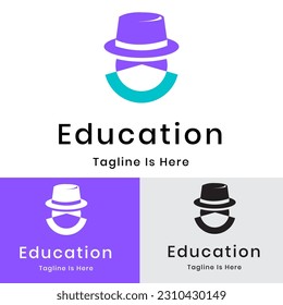 Modern Creative educational logo design	