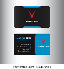 Modern creative and elegant business card template