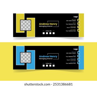 Modern And Creative Email Signature Design