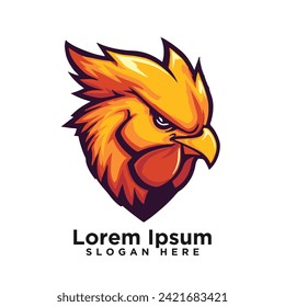Moderno Esport creativo vector Pollo Diseño de arte con logotipo moderno