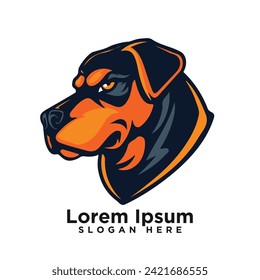 Modern Creative Esport Vector Dog Modern Logo art design drawing