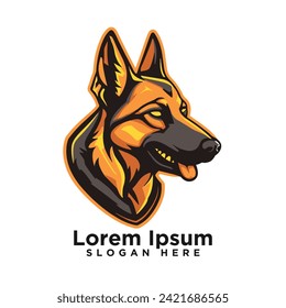Modernes Design für kreativen Esport Vector Dog Modernes Logo