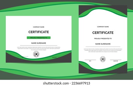 Modern and Creative experience letter template vector design