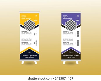 Modern, Creative, eye Touching Roll Up Banner