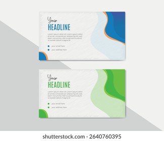 Modern and Creative Facebook Cover Banner Template for Business and Social Media