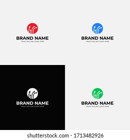 Vorlage für die moderne Creative Finance Logo Design Vektorillustration. Wachstumssymbol, Pfeil nach oben, Consulting, Logo-Design für die Buchhaltung für das Finanzgeschäft.
